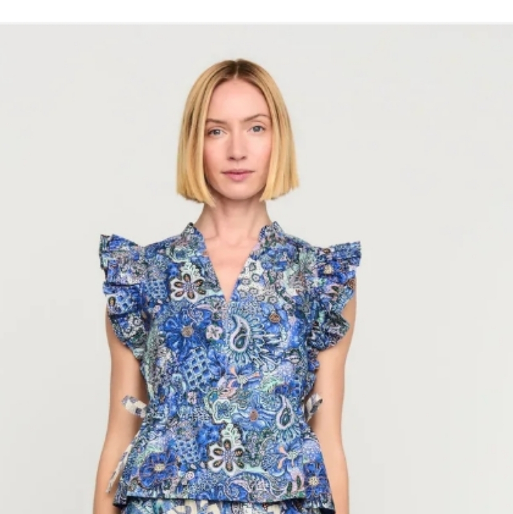 Marie Oliver Floral‎ Blouse Medium